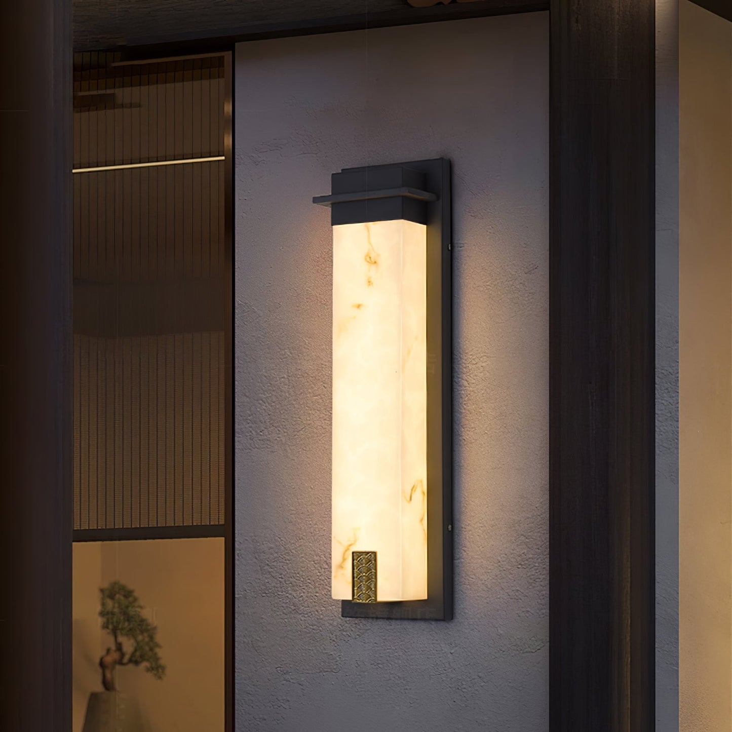 Applique Murale Extérieure LED – Acier Inoxydable IP65 – Noir ou Blanc – 3 Températures