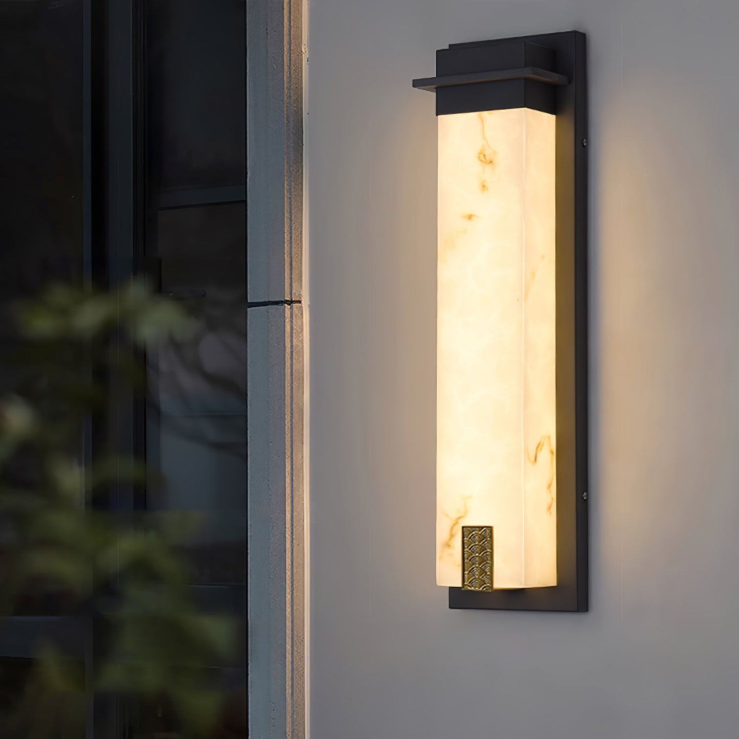 Applique Murale Extérieure LED – Acier Inoxydable IP65 – Noir ou Blanc – 3 Températures