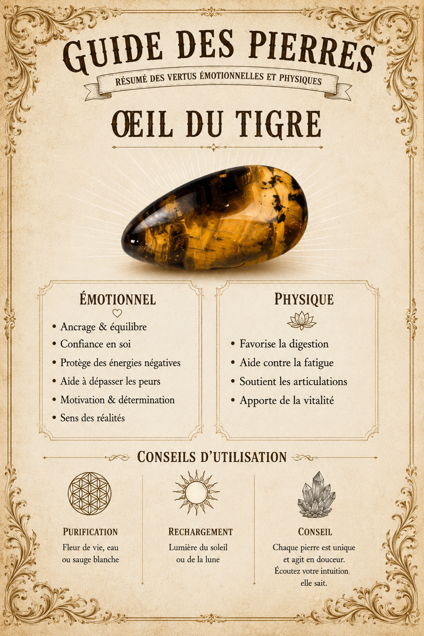 EDITION LIMITEE Modèle LILY - Bracelet Léopard et Œil du tigre