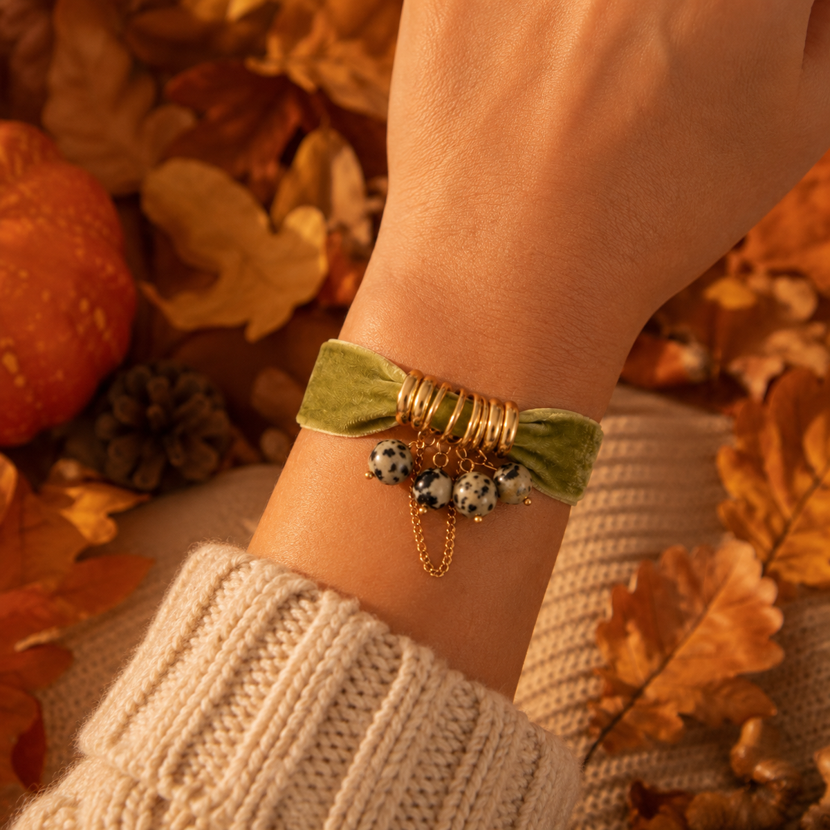Bracelet personnalisable en pierres naturelles - Modèle LILY